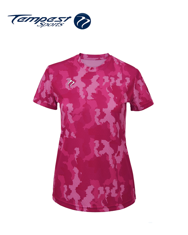 Tempest Tour Pink Womens Camo T